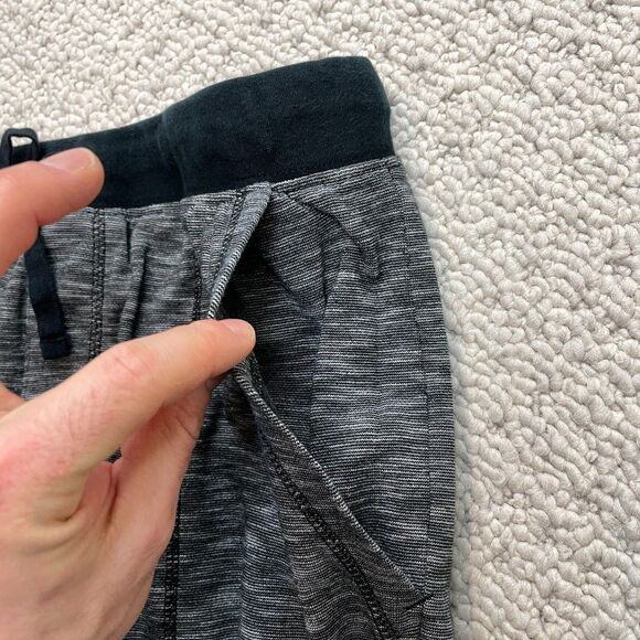 Goodfellow & Co Jogger Sweatpants Mens Medium Heather Gray Black Trim Pockets - Picture 4 of 9